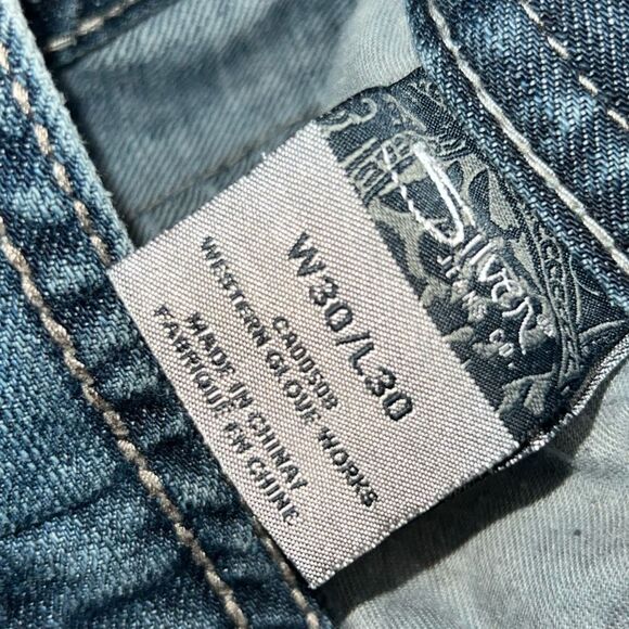 BKE ZAC Straight Leg LightWash Distrssed Jeans Size 30x29 - Picture 3 of 8